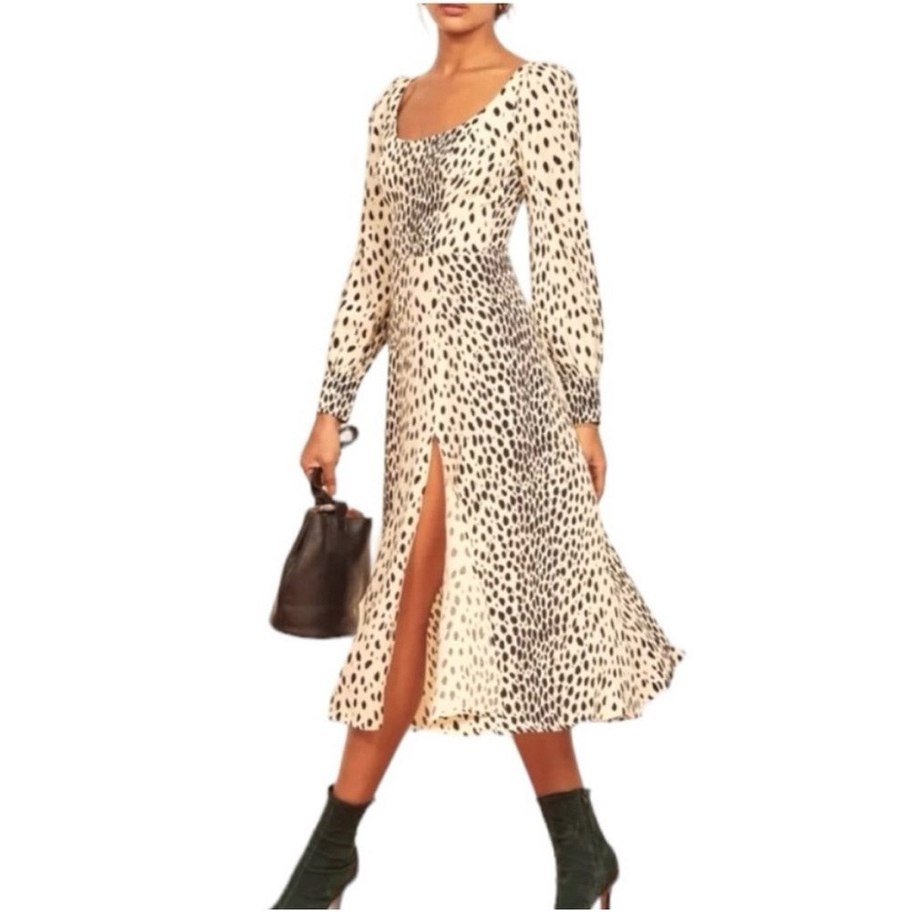 Reformation Alessi Long Sleeve Dress
